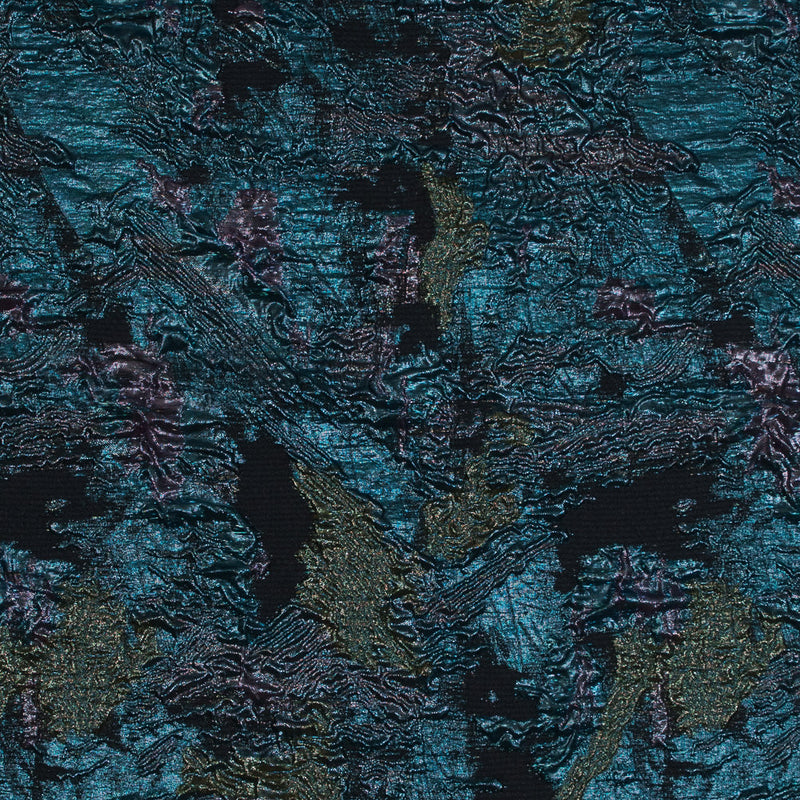 Oil Slick Luxury Floral Metallic Brocade