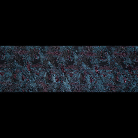 Magenta and Teal Luxury Floral Metallic Brocade
