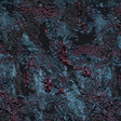 Magenta and Teal Luxury Floral Metallic Brocade