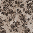 Gold and Black Luxury Floral Metallic Brocade