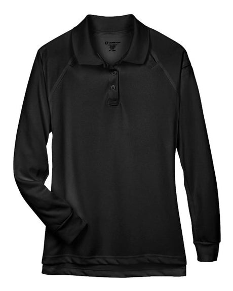Harriton Women's Advantage Long Sleeve Tactical Polo
