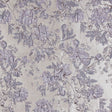 Pale Gold and Lavender Luxury Floral Metallic Brocade