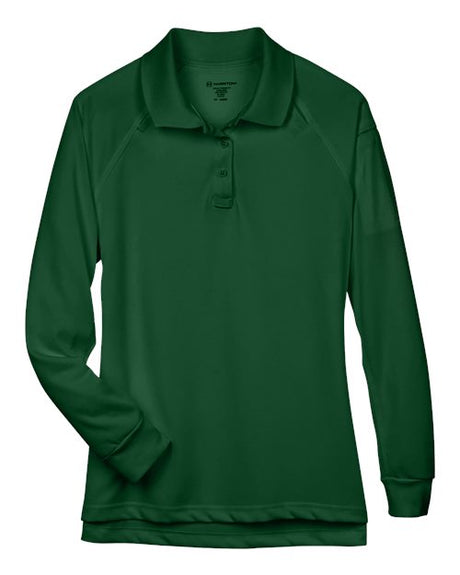 Harriton Women's Advantage Long Sleeve Tactical Polo
