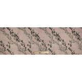 Pink, Black and Gold Luxury Floral Metallic Brocade