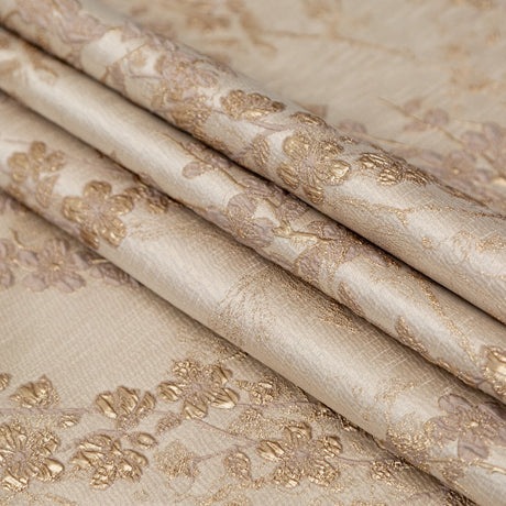 Metallic Gold Luxury Floral Brocade
