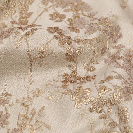 Metallic Gold Luxury Floral Brocade