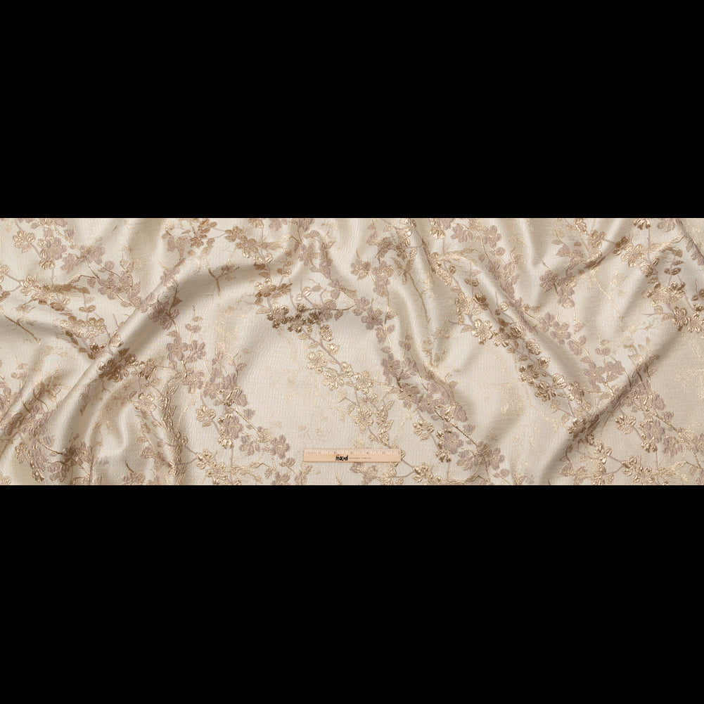 Metallic Gold Luxury Floral Brocade