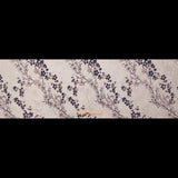 Rose Gold and Navy Luxury Floral Metallic Brocade