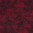 Red and Aubergine Luxury Abstract Metallic Brocade