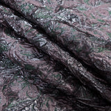 Green and Orchid Luxury Abstract Metallic Brocade