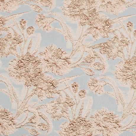 Peach and Gold Luxury Floral Metallic Brocade