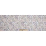 Metallic Rose Gold and Beige Luxury Floral Brocade