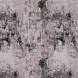 Black and Rose Gold Luxury Abstract Metallic Brocade
