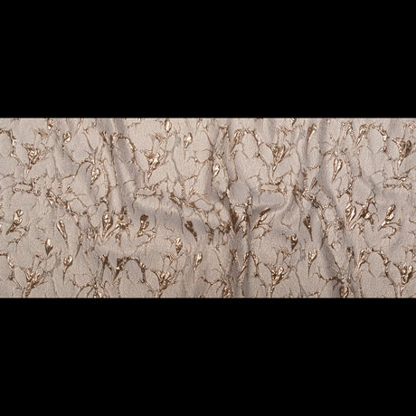 Beige and Gold Luxury Abstract Metallic Brocade