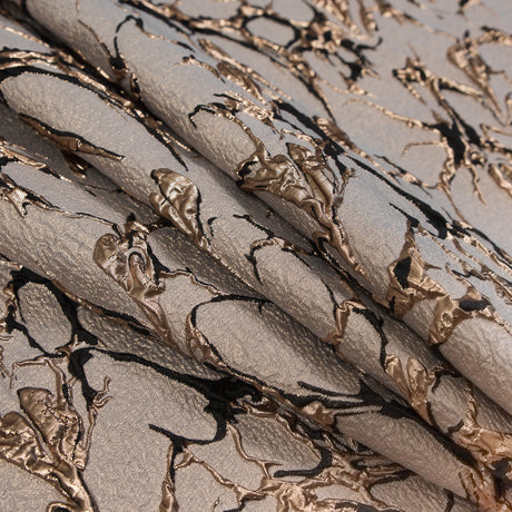 Black and Gold Luxury Abstract Metallic Brocade