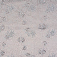 Rose Gold and Sky Blue Luxury Floral Metallic Brocade