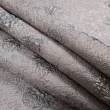 Rose Gold and Pale Blue Luxury Floral Metallic Brocade
