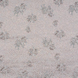 Rose Gold and Pale Blue Luxury Floral Metallic Brocade