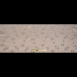 Gold and Sky Blue Luxury Floral Metallic Brocade