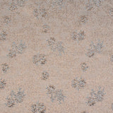 Gold and Sky Blue Luxury Floral Metallic Brocade