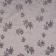 Rose Gold and Periwinkle Luxury Floral Metallic Brocade
