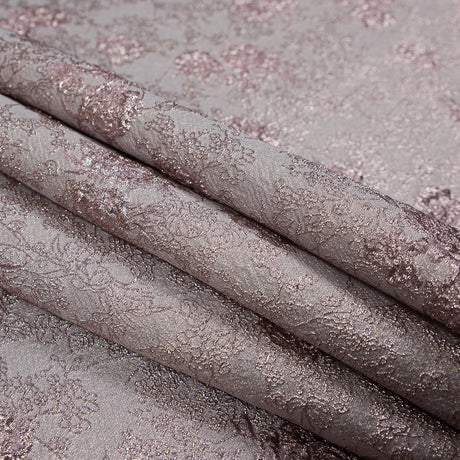 Pink Luxury Floral Metallic Brocade