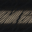 Black and Metallic Gold Luxury Tiger Striped Burnout Brocade