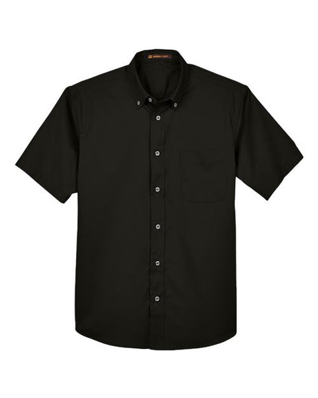 Harriton Men's Easy Blend Twill Dress Shirt with Stain-Release