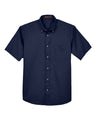 Harriton Men's Easy Blend Twill Dress Shirt with Stain-Release