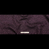 Floral Metallic Brocade - Purple and Black