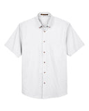 Harriton Men's Easy Blend Twill Dress Shirt with Stain-Release