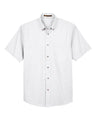 Harriton Men's Easy Blend Twill Dress Shirt with Stain-Release