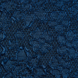 Royal Blue Luxury Floral Metallic Brocade