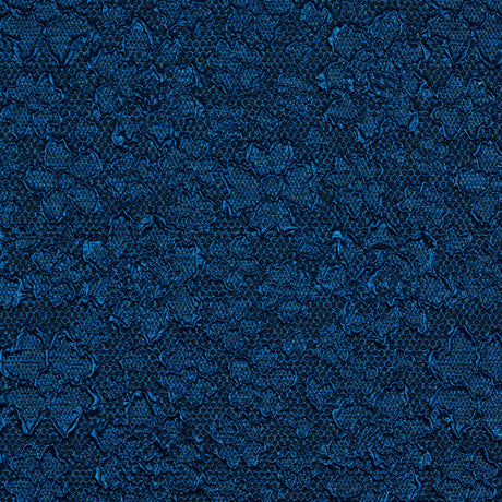Royal Blue Luxury Floral Metallic Brocade