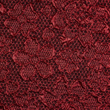 Red Luxury Floral Metallic Brocade