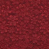 Red Luxury Floral Metallic Brocade
