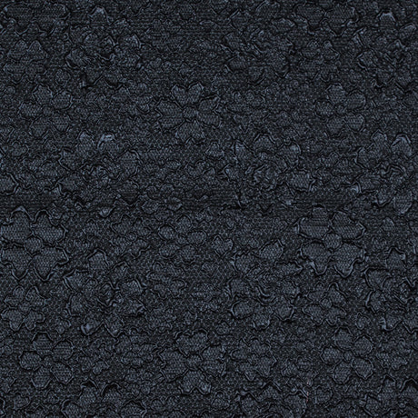 Midnight Blue Luxury Floral Metallic Brocade