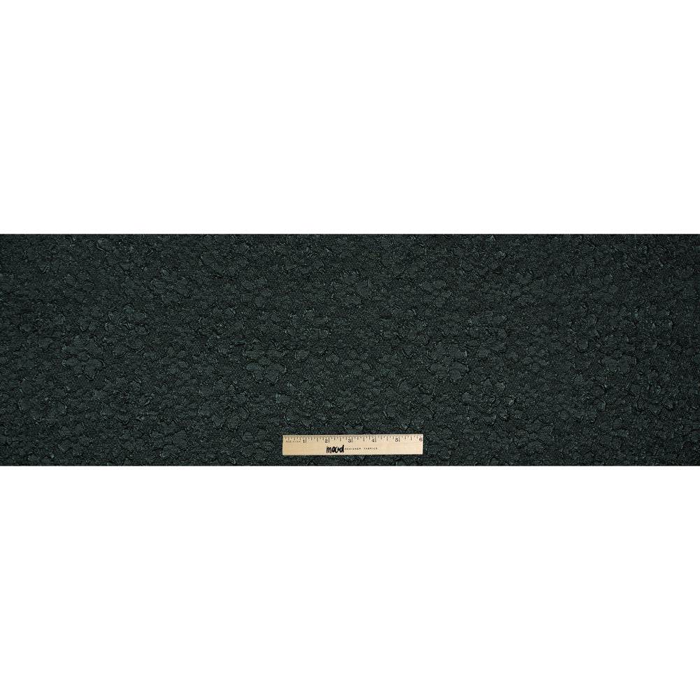 Forest Green Luxury Floral Metallic Brocade