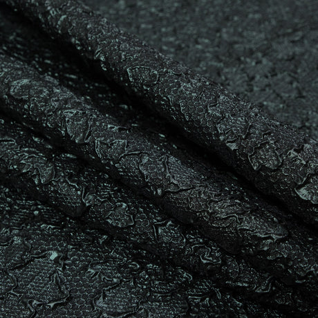 Forest Green Luxury Floral Metallic Brocade
