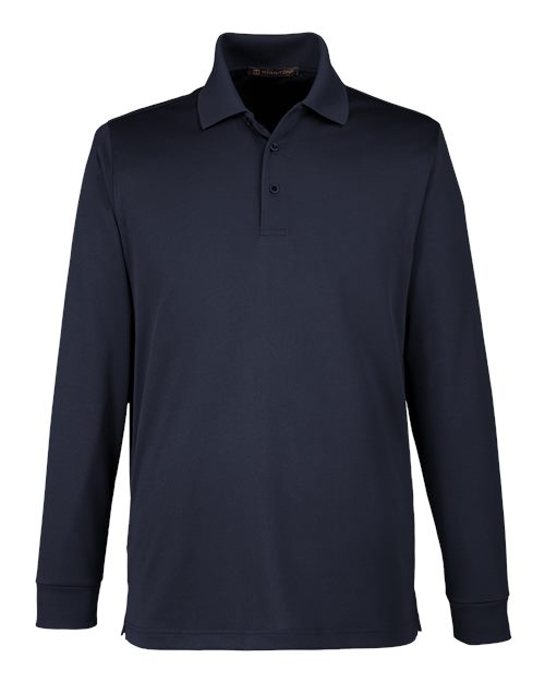 Harriton Men's Advantage Snag Protection Plus IL Long Sleeve Polo