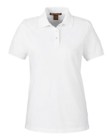 Harriton Women's Valiant Cotton Snag Protect Polo
