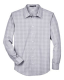 Devon & Jones Men's Crown Collection Glen Plaid Woven Dress Shirt