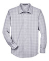 Devon & Jones Men's Crown Collection Glen Plaid Woven Dress Shirt