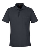Harriton Men's Valiant Cotton Snag Protect Pocket Polo