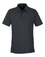 Harriton Men's Valiant Cotton Snag Protect Pocket Polo