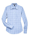 Women's Crown Collection Glen Plaid Woven Dress Shirt