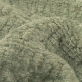 Mint Abstract Textured Acrylic and Polyester Chenille