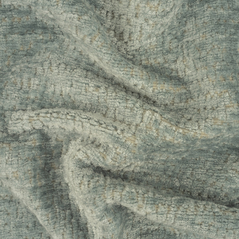 Ice Abstract Textured Acrylic and Polyester Chenille