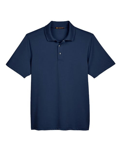 Harriton Men's Advantage Snag Protection Plus Snap Placket Polo