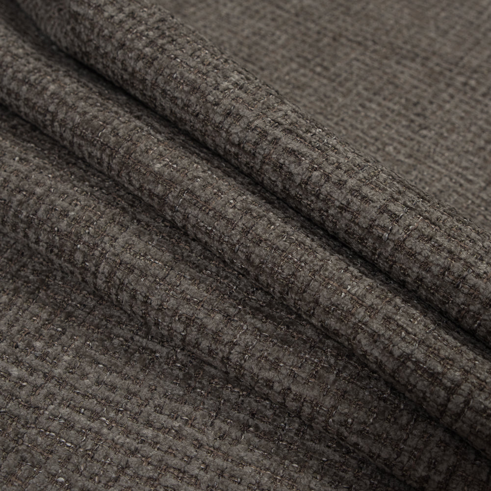 Quartz Checkered Polyester Chenille